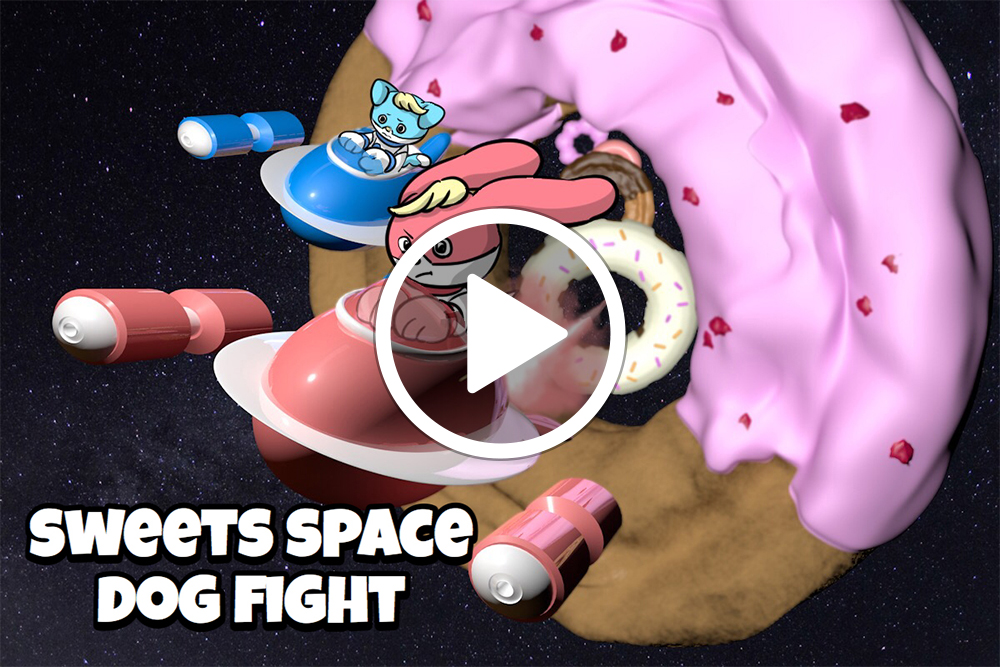 Vol.2 作品「sweets space dog fight」